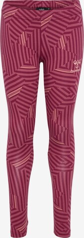 Hummel Skinny Leggings 'Melody' in Roze: voorkant