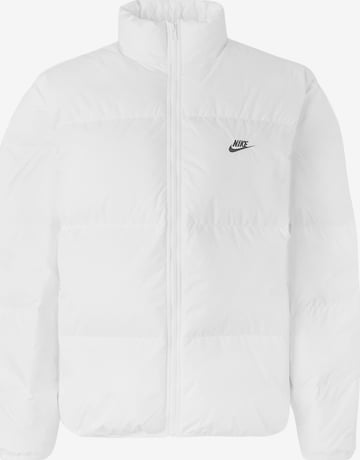 Veste d’hiver 'CLUB' Nike Sportswear en blanc : devant