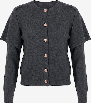 Trendyol Knit cardigan in Grey: front