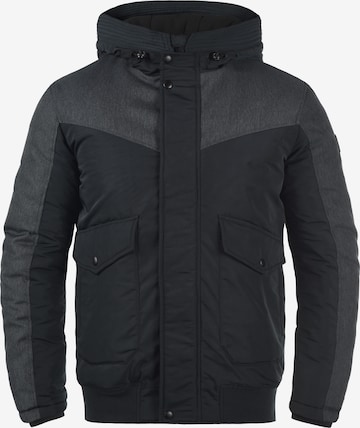 !Solid Winter Jacket in Black: front