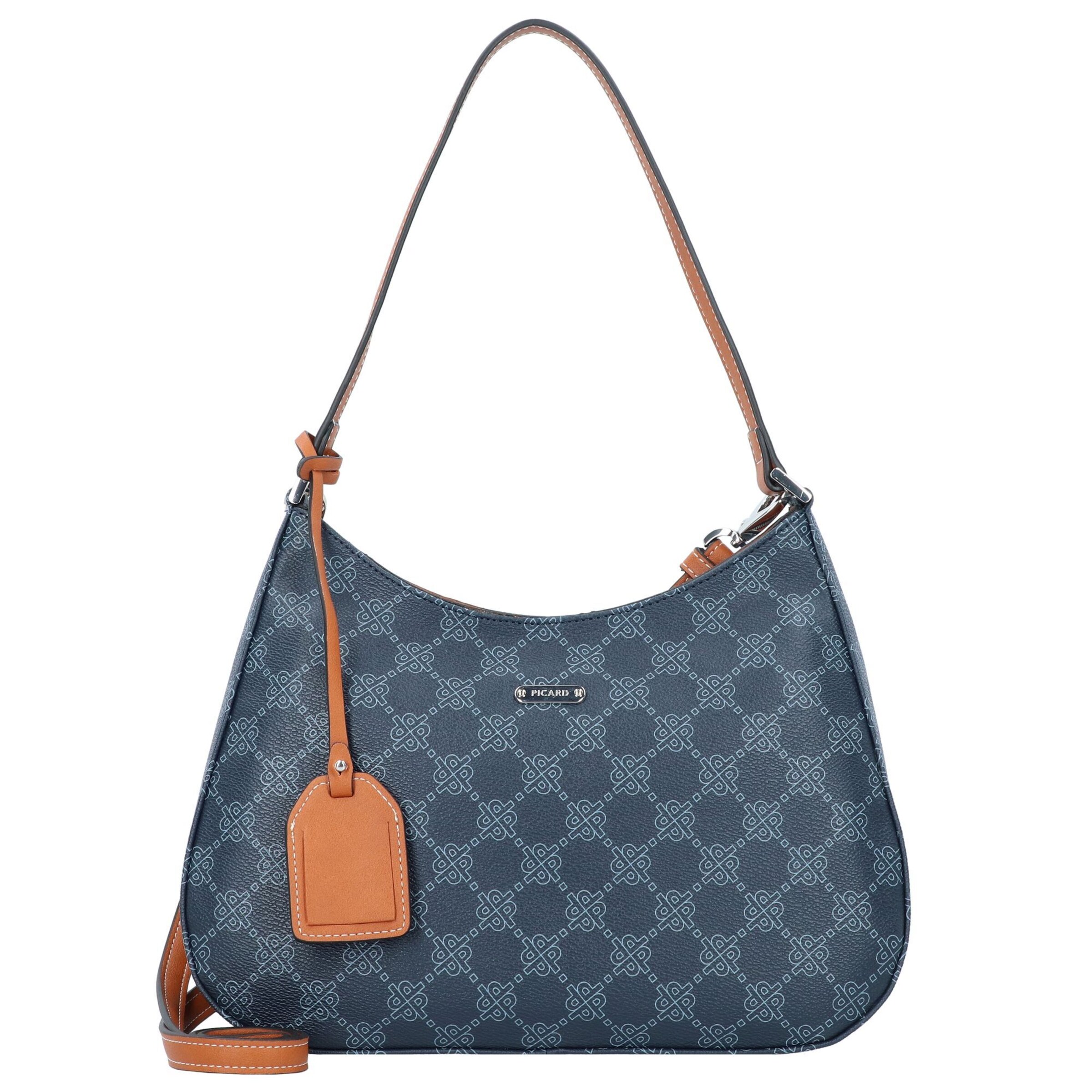 Picard Schultertasche 'Euphoria' in Blau: Vorderseite