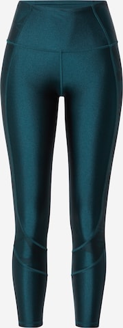 Skinny Pantaloni sportivi di Reebok in verde: frontale