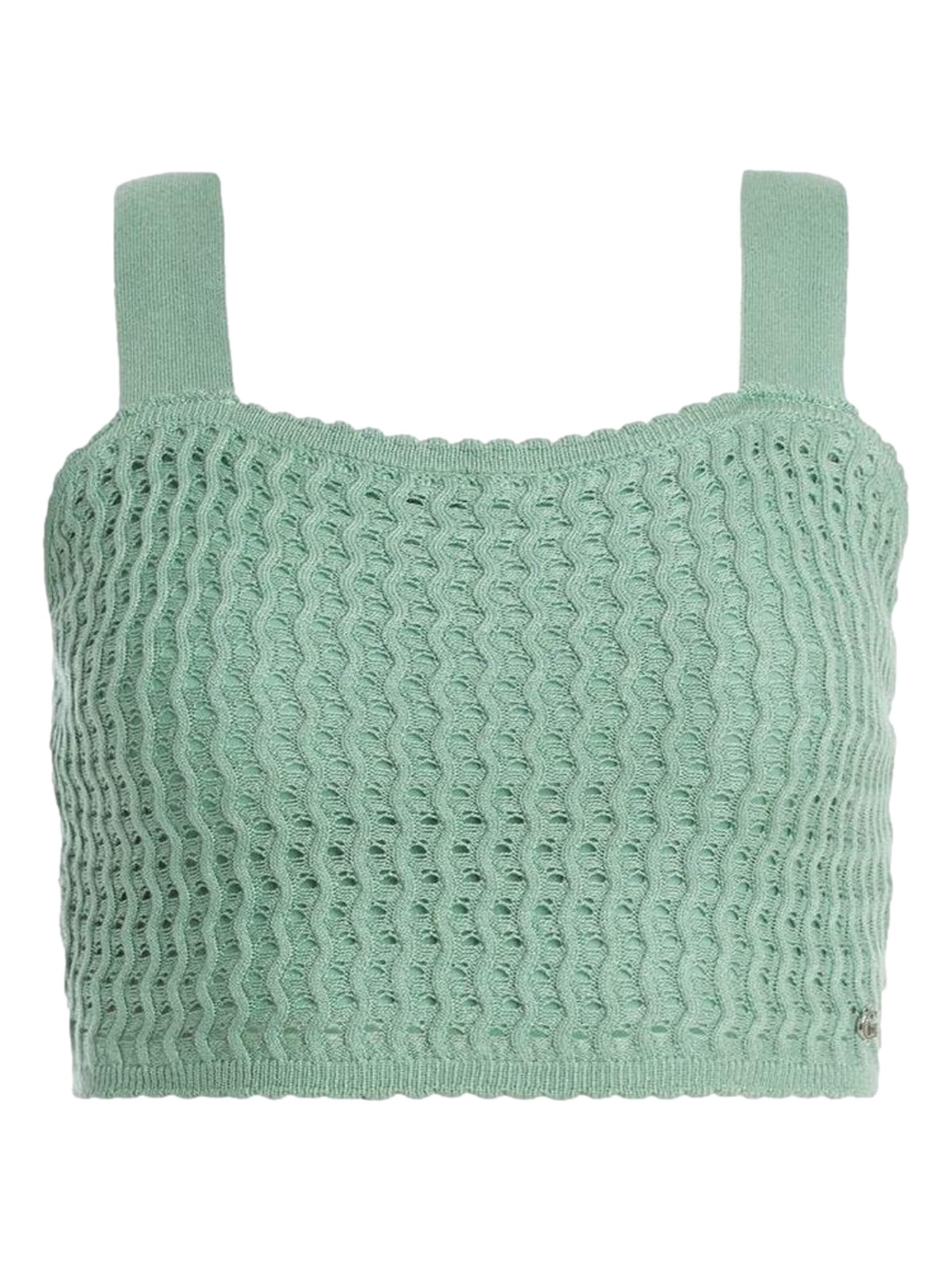 GUESS Stricktop 'Yasmina' in Grün: Vorderseite