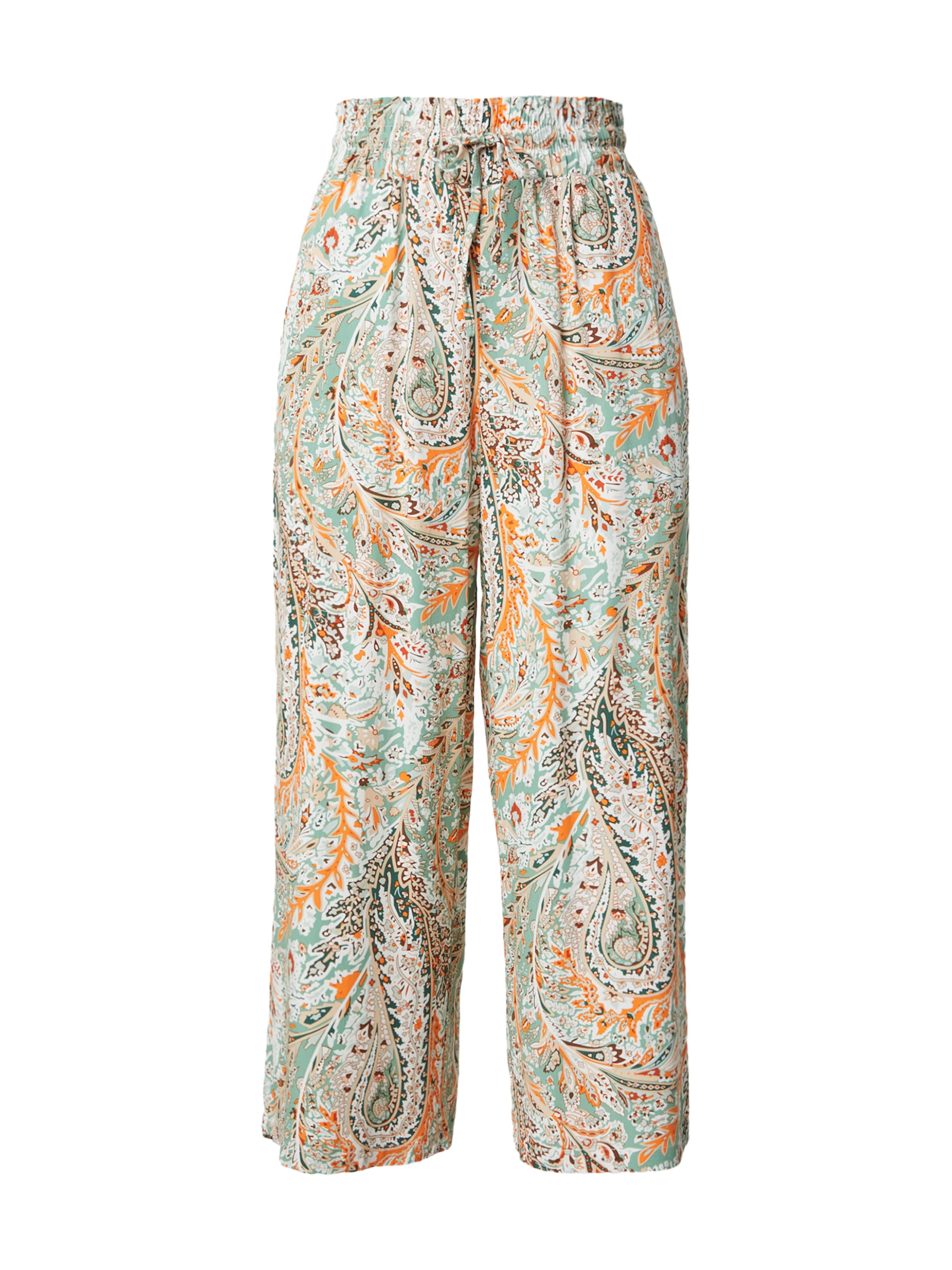 Wide Leg Pantalon à pince 'El44eni' Hailys en vert : devant