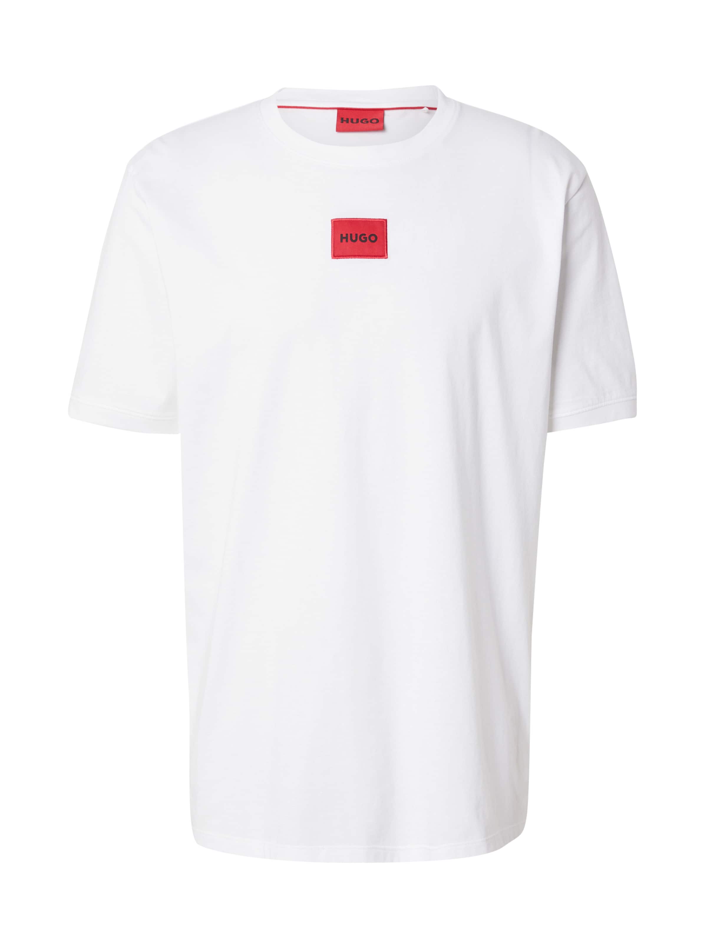 T-Shirt 'Diragolino212' HUGO en blanc : devant