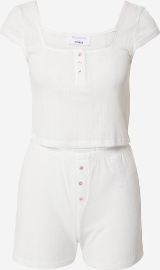 florence by mills exclusive for ABOUT YOU Pyjama 'Spring Showers ' värissä offwhite, Tuotenäkymä