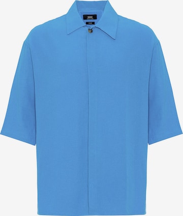 Antioch Comfort fit Button Up Shirt in Blue: front