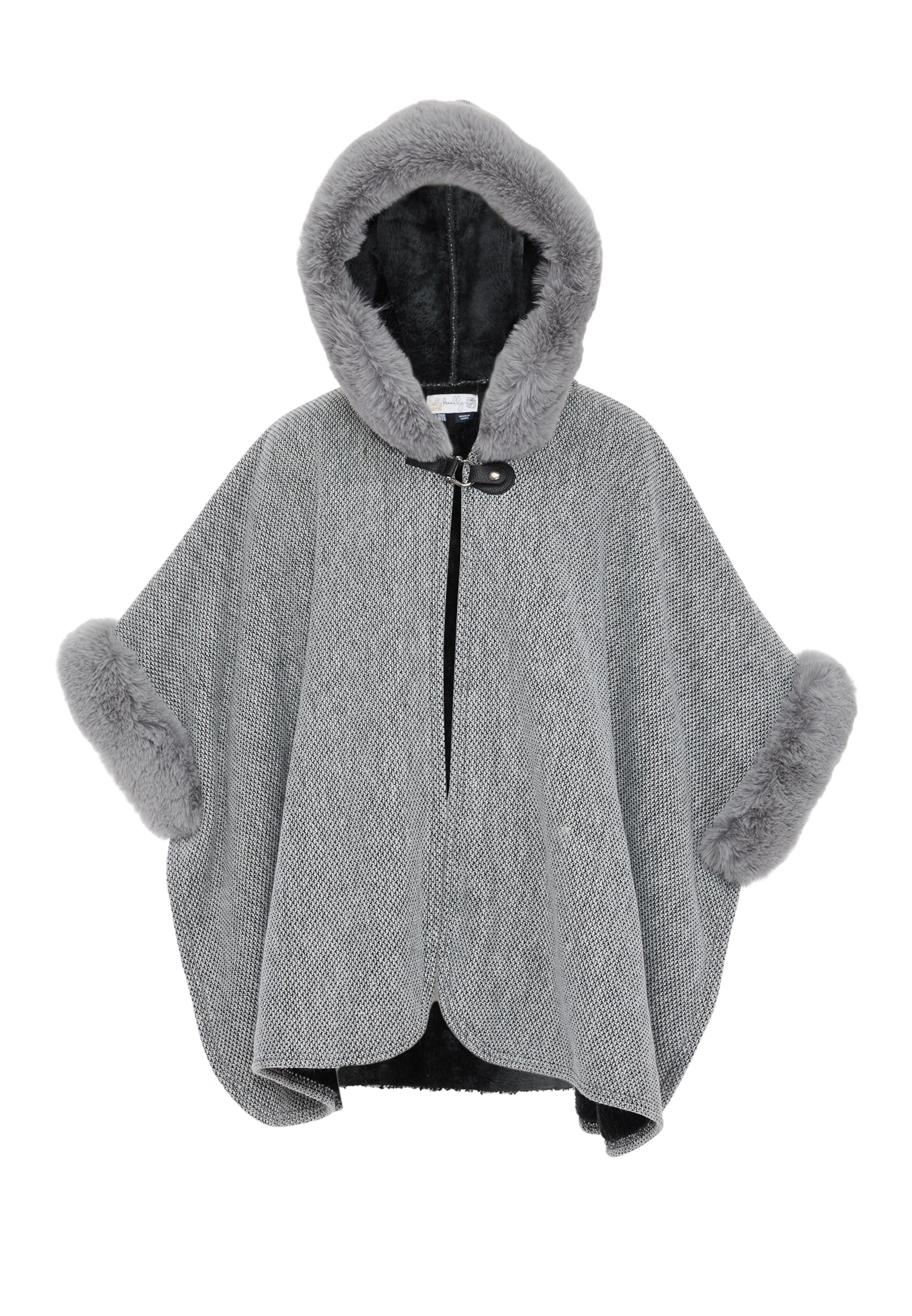 FRAULLY Кейп в Серый