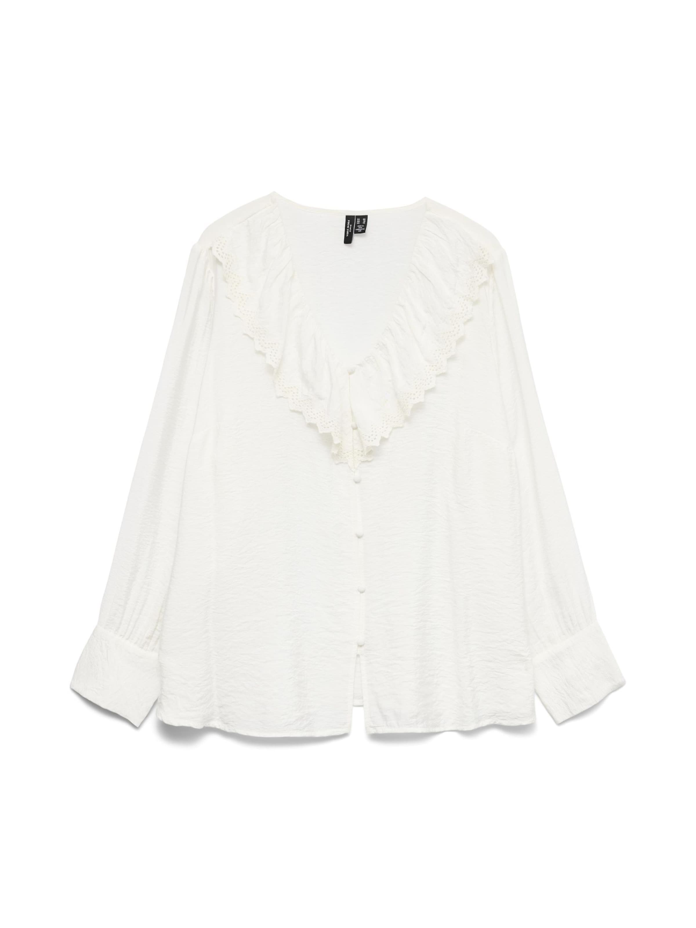 Vero Moda Curve - Blusa 'VMCbilly' en blanco: frente
