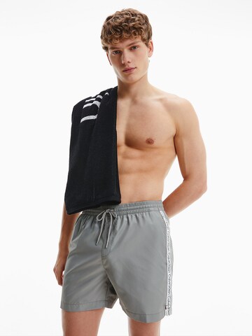 Calvin Klein Regular Board Shorts in Grey: front