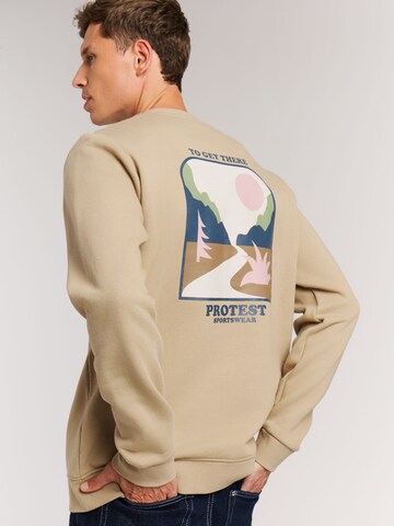 PROTEST Sweatshirt 'PRTScorpio' in Brown