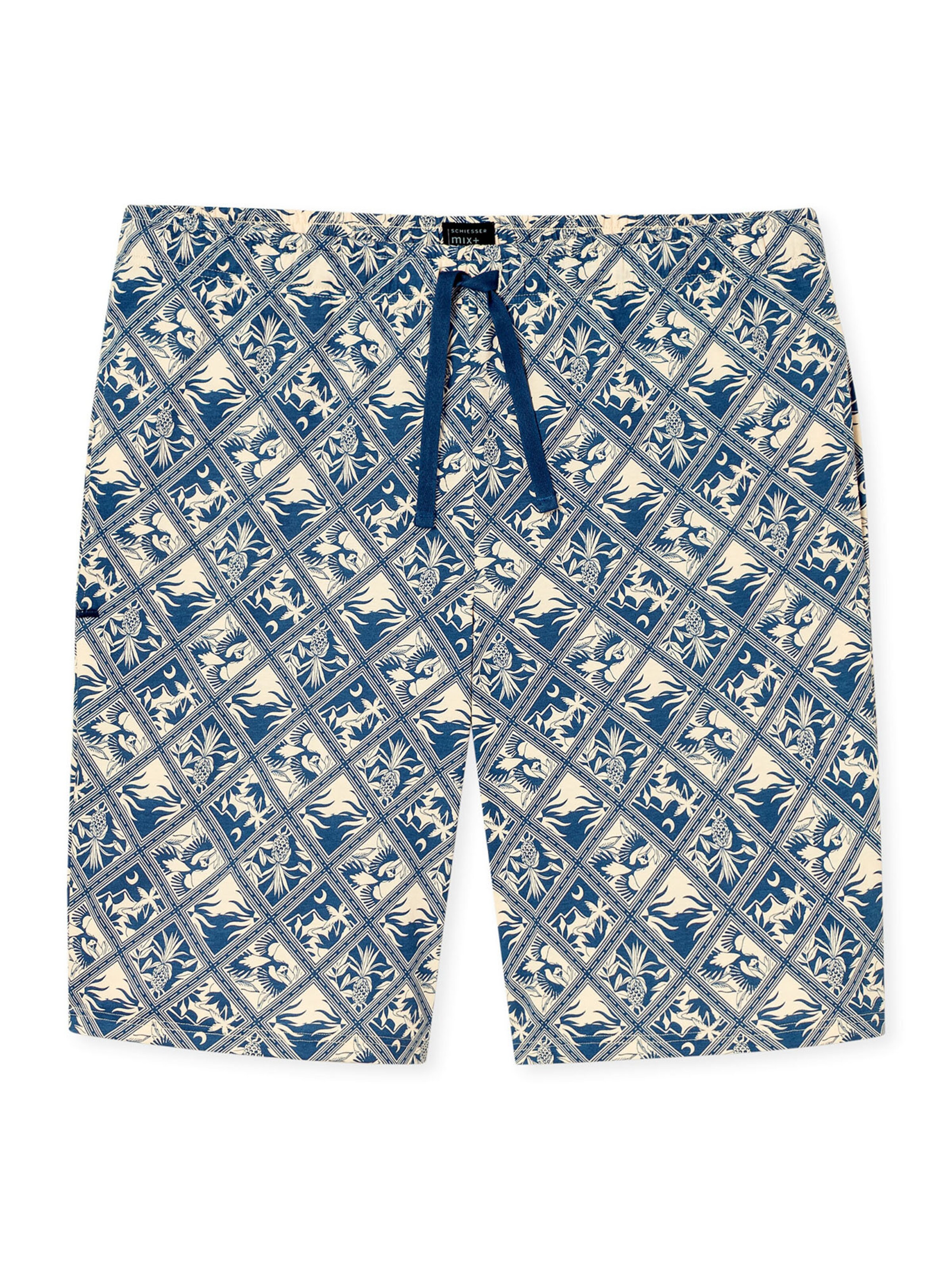 SCHIESSER Pajama pants ' Mix Relax ' in Beige: front