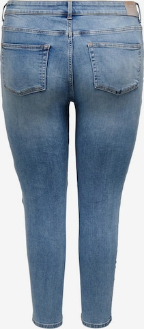 ONLY Carmakoma Skinny Jeans 'Willy' in Blauw
