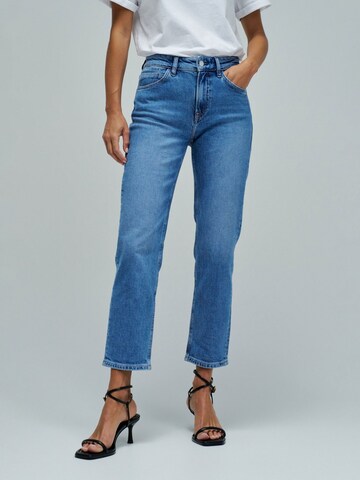 Salsa Jeans Tapered Jeans in Blauw: voorkant