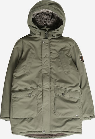 NAME IT Winter Jacket 'MILLER' in Green: front