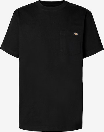 DICKIES T-Shirt 'Porterdale' in Schwarz: predná strana