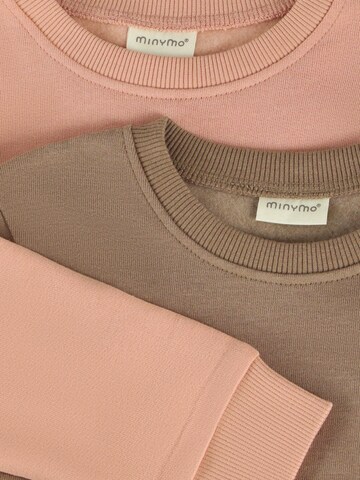 MINYMO Sweater ' MISweatshirt ' in Brown