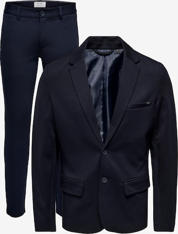 Only & Sons Regular Suit in Blue: front