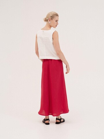 AmourLinen Top 'Lucia' in Wit