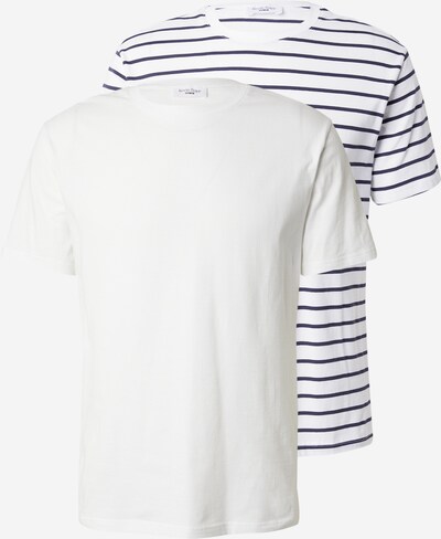 ABOUT YOU x Kevin Trapp T-Shirt 'Theo' en noir / blanc, Vue avec produit