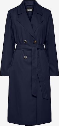 PIECES - Abrigo de entretiempo 'PCScarlett' en azul: frente