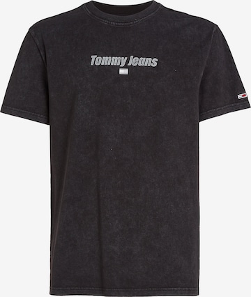 Tommy Jeans Shirt in Zwart: voorkant