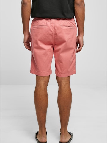 Urban Classics Regular Trousers in Pink