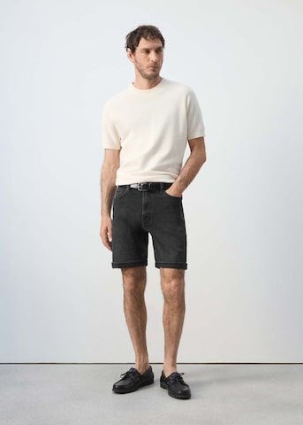 MANGO MAN Regular Jeans 'Rock' in Black
