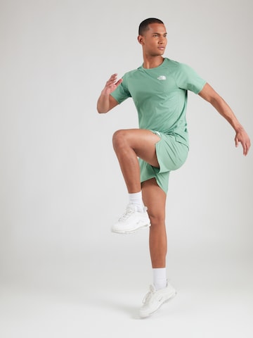 THE NORTH FACE Funkcionalna majica 'SUNRISER' | zelena barva