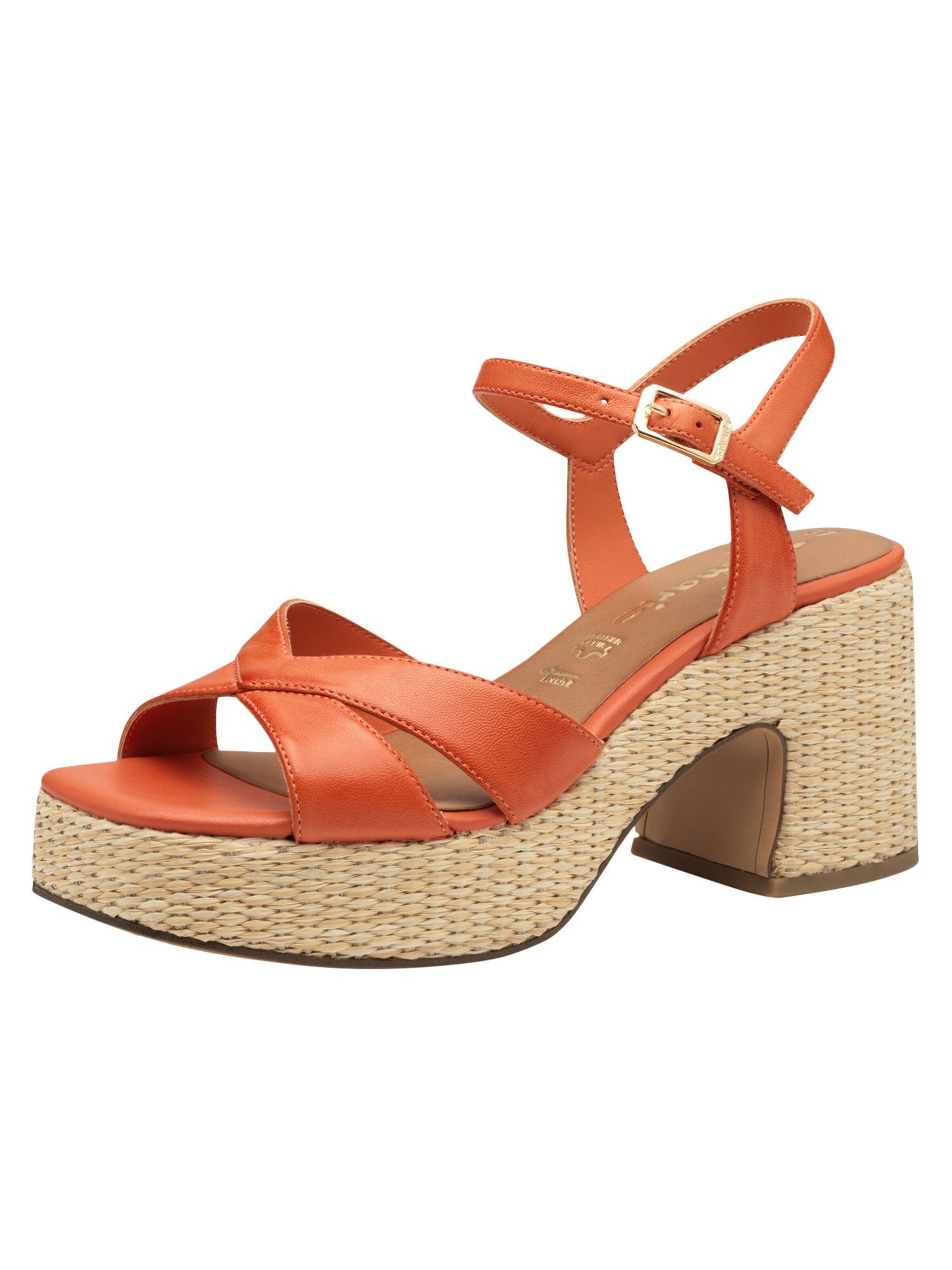 Tamaris Sandale in Orange: Vorderseite