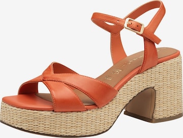 Tamaris Sandale in Orange: Vorderseite