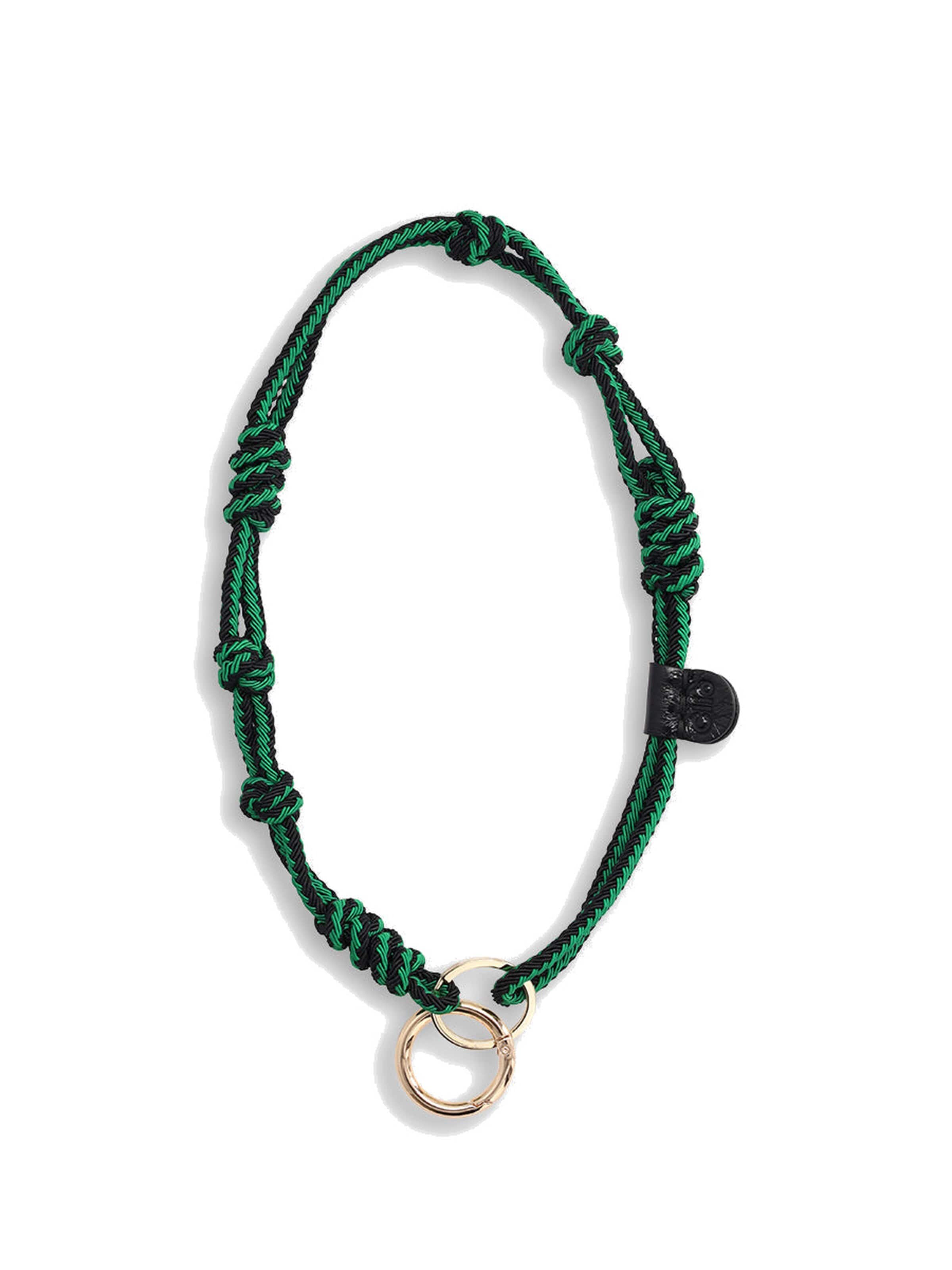 Clio Bag accessories 'C CHARM' in Green: front