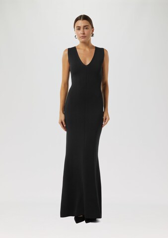 Robe de soirée COMMA en noir : devant
