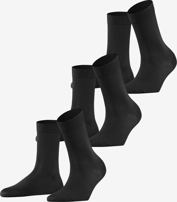 Chaussettes FALKE en noir : devant