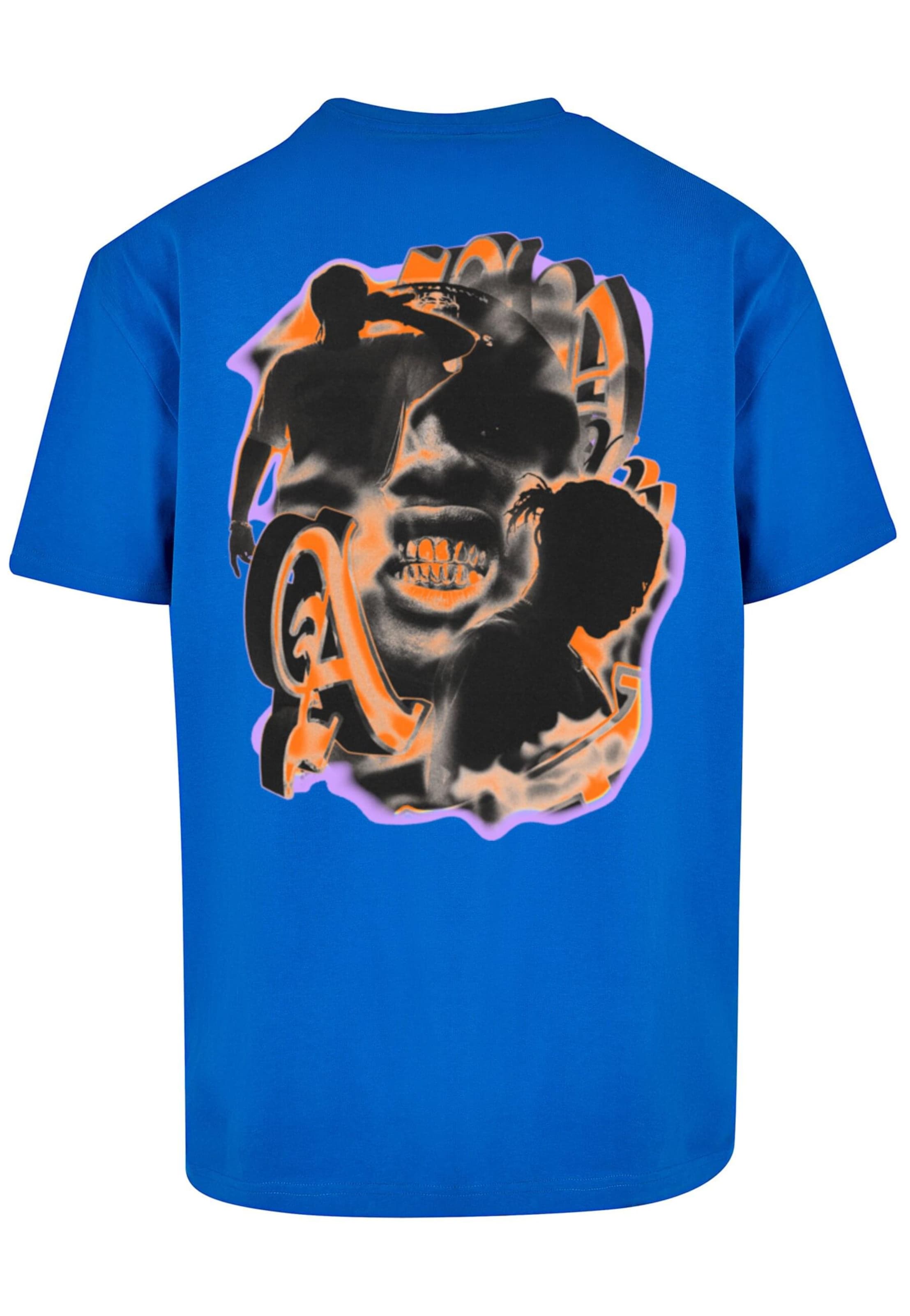 MT Upscale Μπλουζάκι 'Hustle' σε μπλε