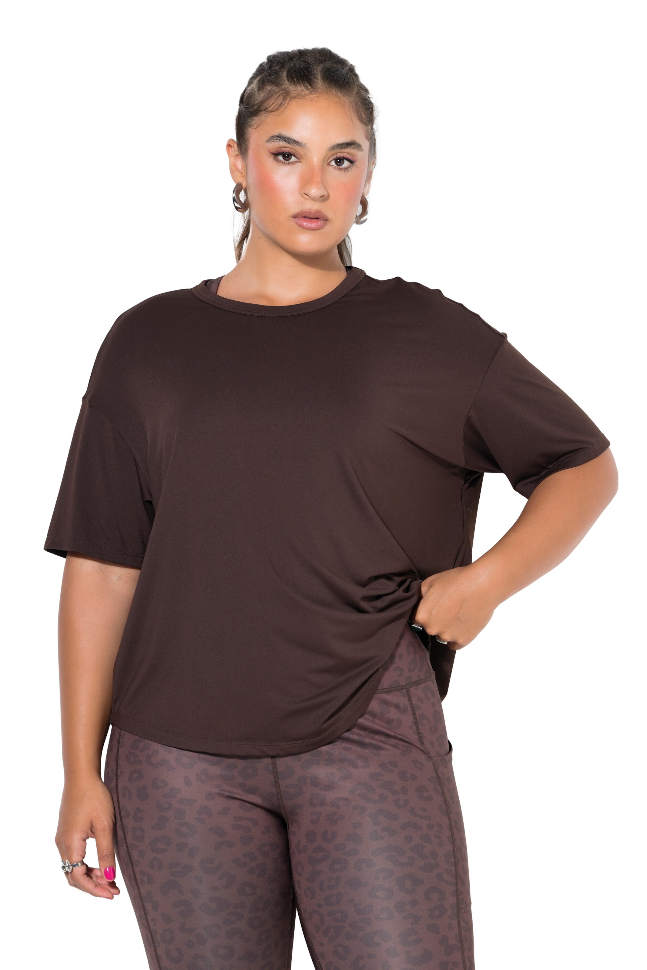 Studio Untold Shirt in Brown: front