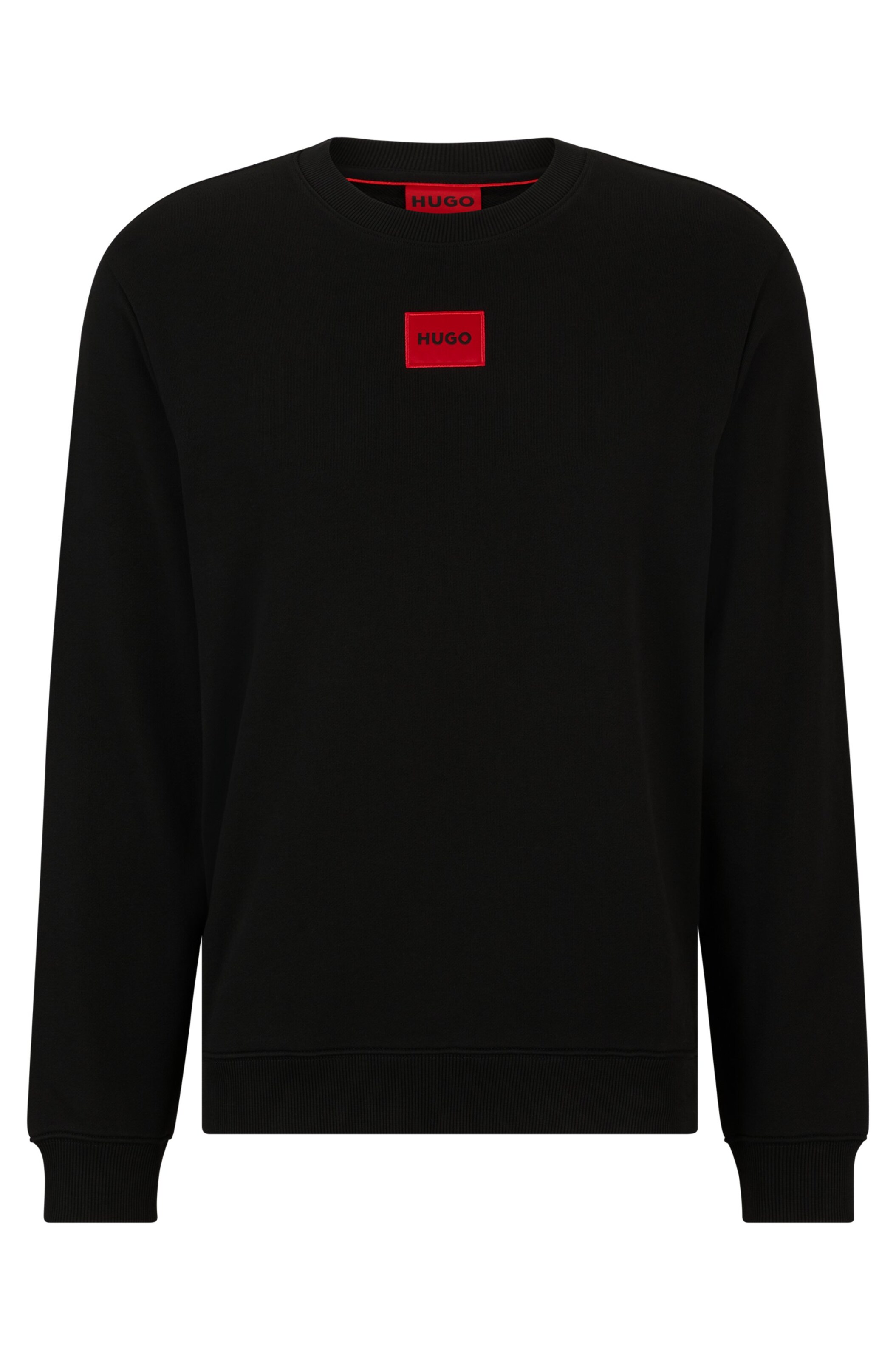 HUGO Sweatshirt in Schwarz: Vorderseite
