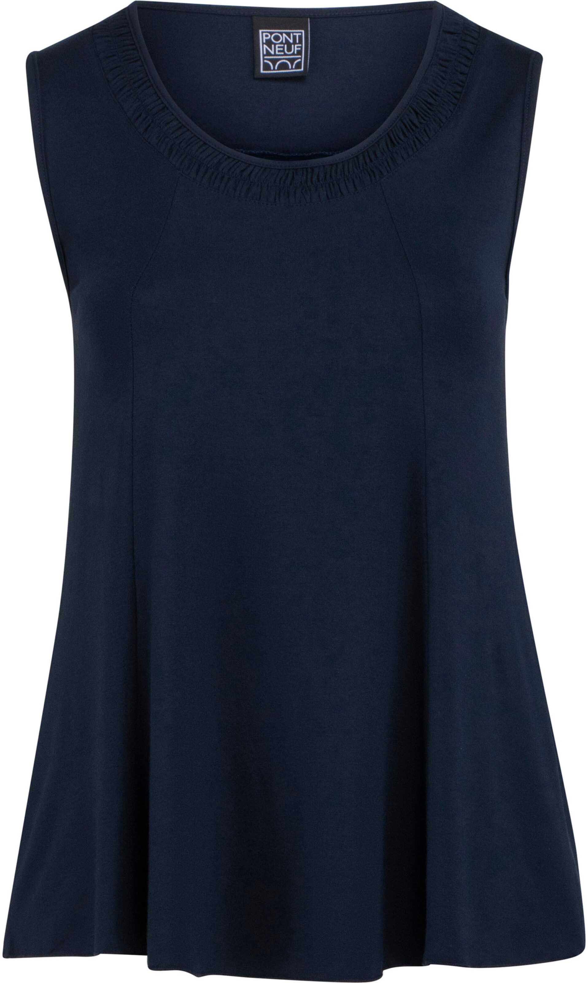 Pont Neuf Top in Blau: Vorderseite