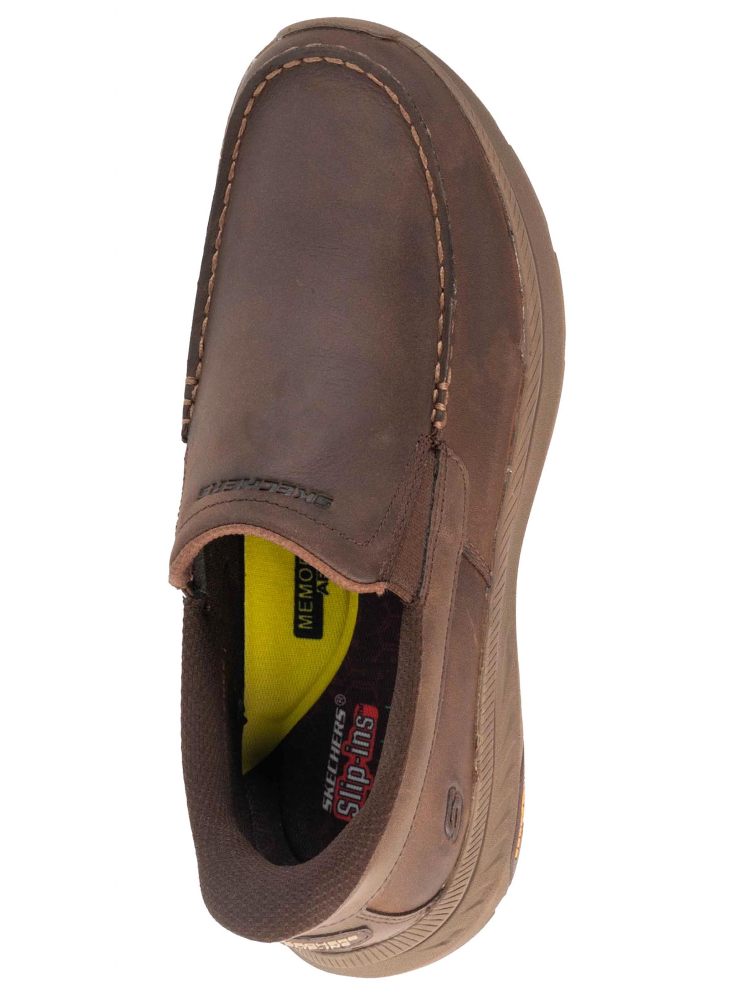 SKECHERS Slip-on 'Slip-Ins: Pollard - Osgood' in Brown