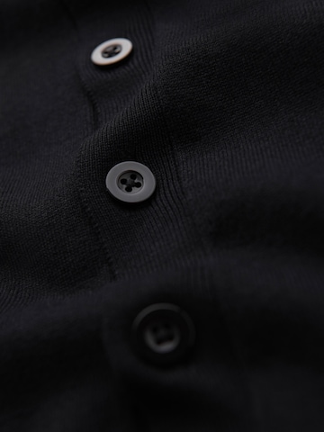 Ombre Gebreid vest in Zwart