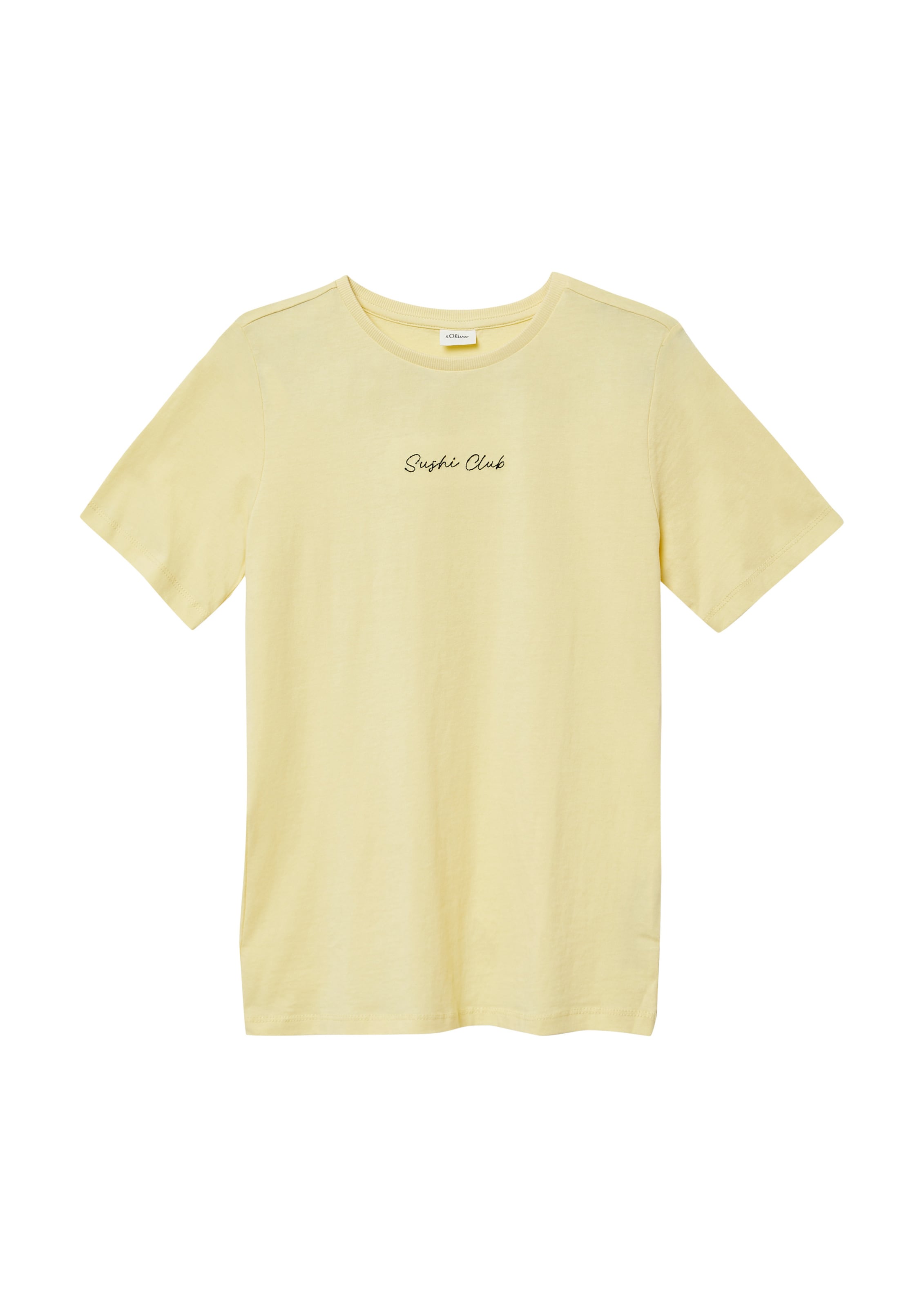 T-Shirt s.Oliver en jaune : devant