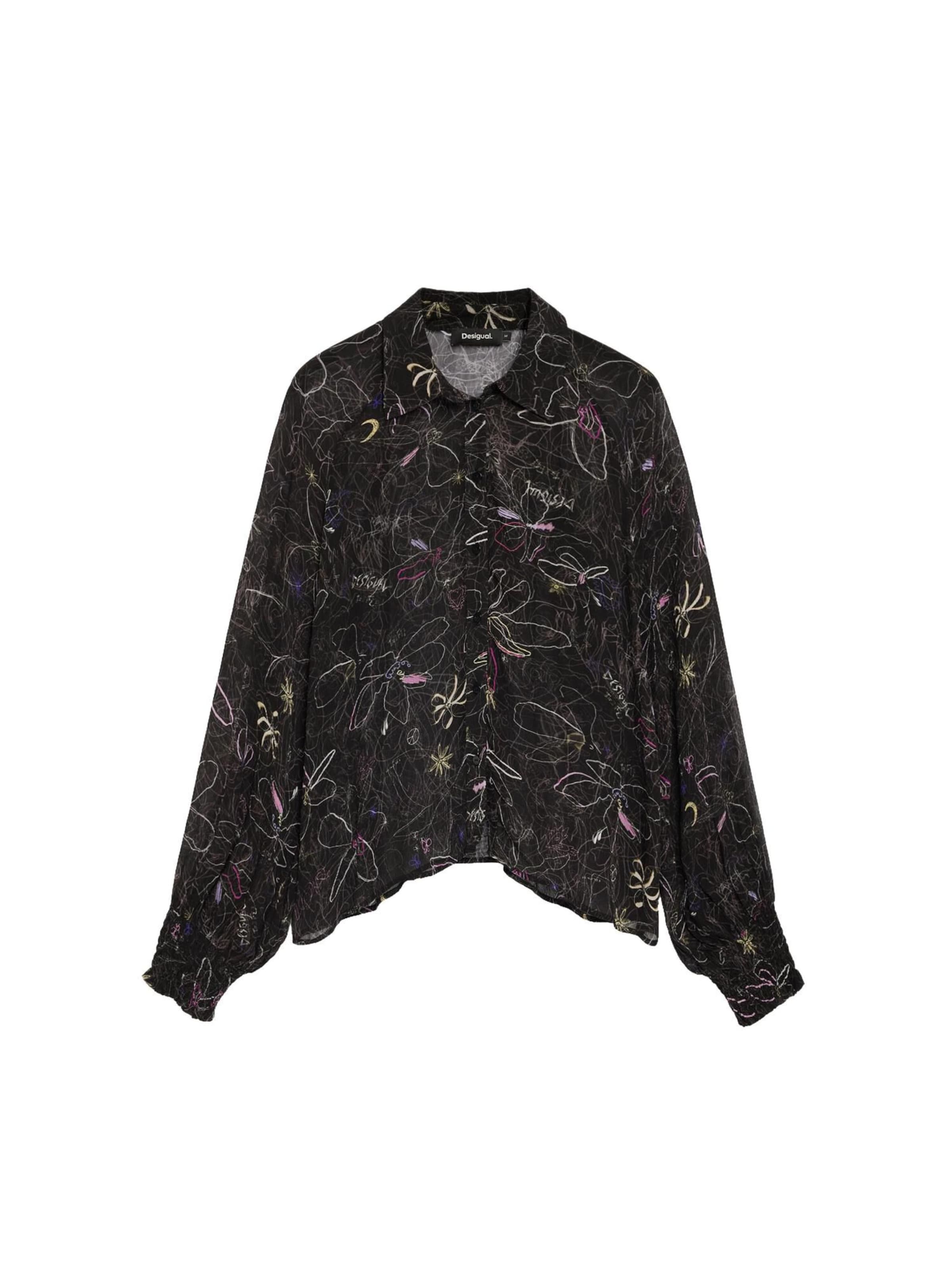 Camicia da donna di Desigual in nero: frontale