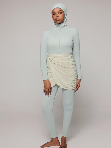 Maillot de bain 'West – Burkini/Modest' SIYA Swimwear en vert : devant