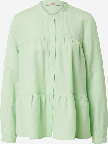 ESPRIT Блузка в Зеленый: спереди