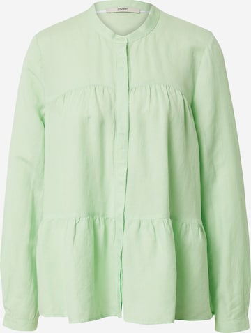 ESPRIT - Blusa en verde: frente