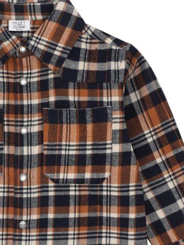 Hust & Claire Regular Fit Hemd 'HCRavn'‌‌‌‌‌‌‌‌‌ in Braun