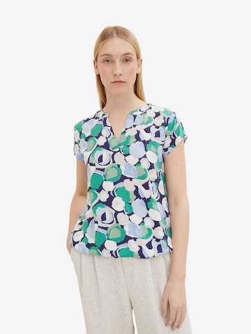 TOM TAILOR Blouse in Groen: voorkant