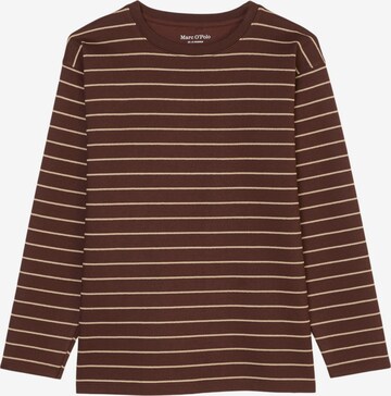 Sweat Marc O'Polo en marron : devant