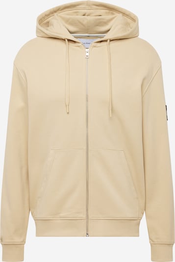 Calvin Klein Jeans Sudadera con cremallera en beige, Vista del producto
