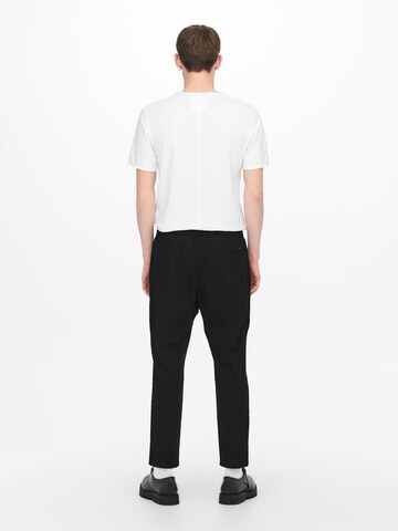 Only & Sons Loose fit Trousers 'Linus' in Black